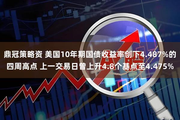 鼎冠策略资 美国10年期国债收益率创下4.487%的四周高点 上一交易日曾上升4.8个基点至4.475%